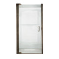 Frameless Oil-Rubbed Bronze Shower Door J4047