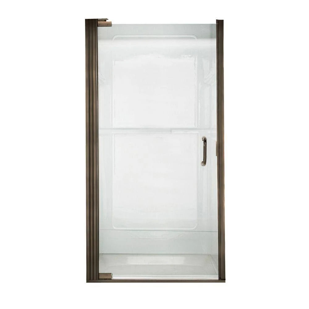 Frameless Oil-Rubbed Bronze Shower Door J4047
