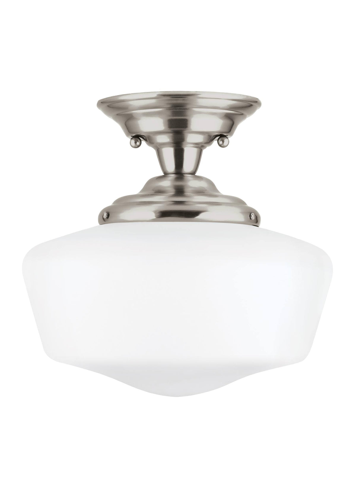 Brushed Nickel Semi Flush Mount Light G5819