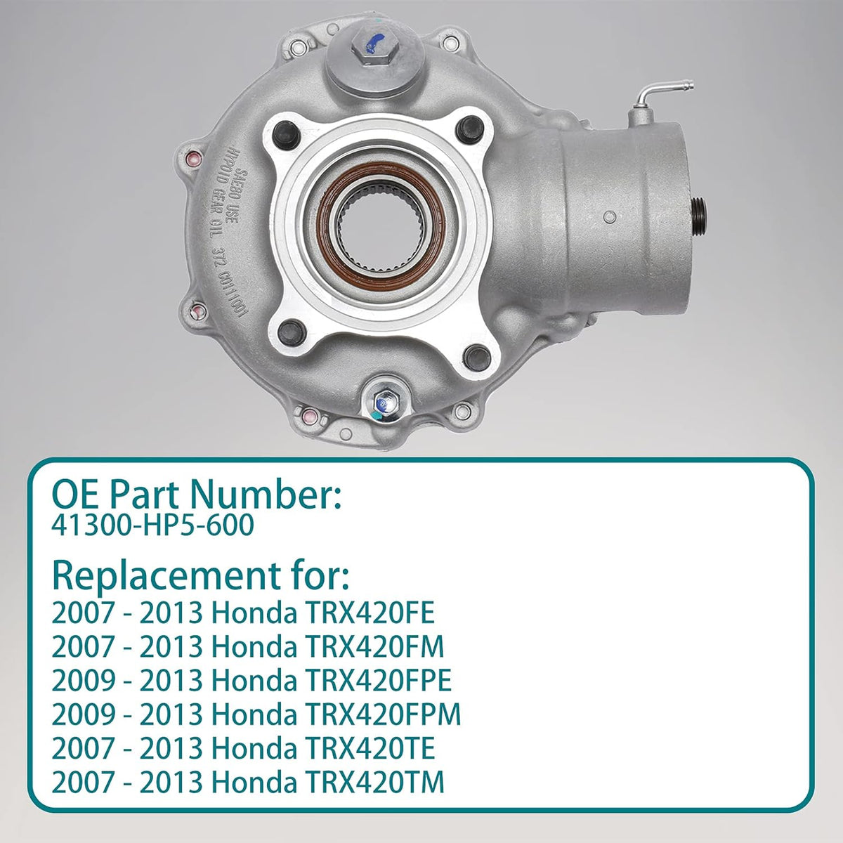 Rear Final Gear Differential Assembly for 2007-2013 Honda TRX420 P987