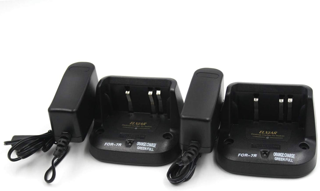 (2-Pack) Battery Charger Compatible with Yaesu Vertex VX-5R VX-6 VX-7R Standard Horizon HX460 HX471 U915