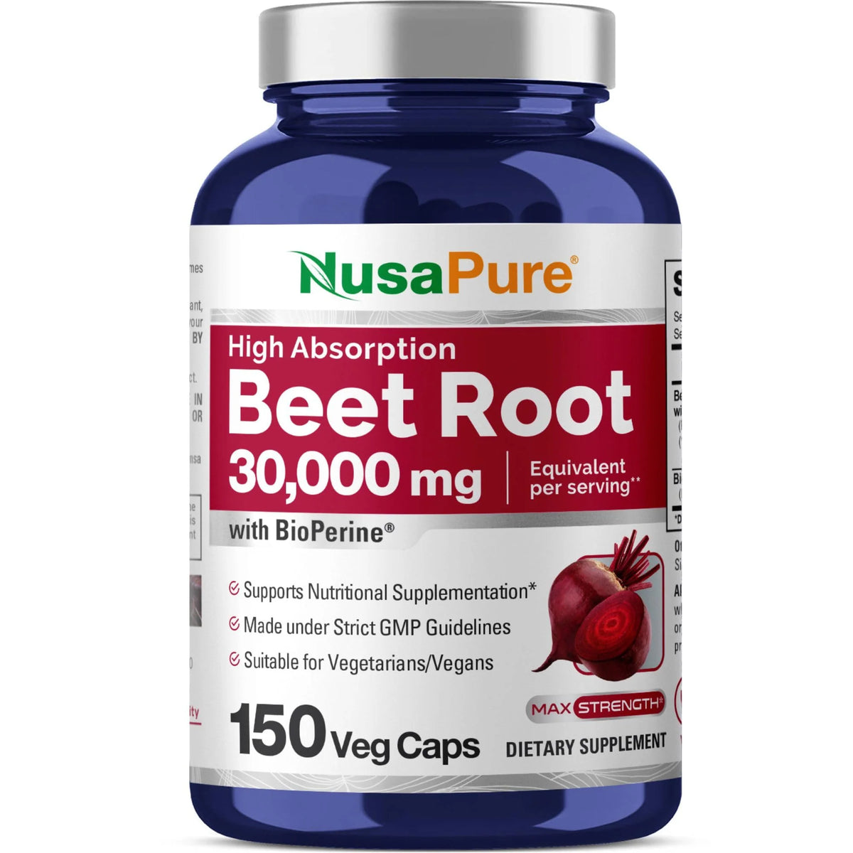 Beet Root 30,000mg 150 Veggie Caps N946