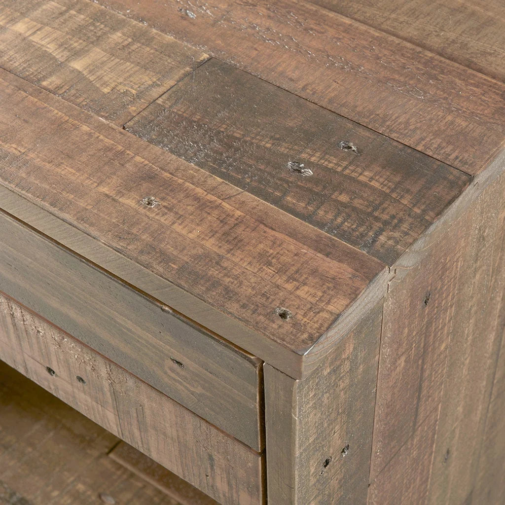 Solid Wood Nightstand Z87685