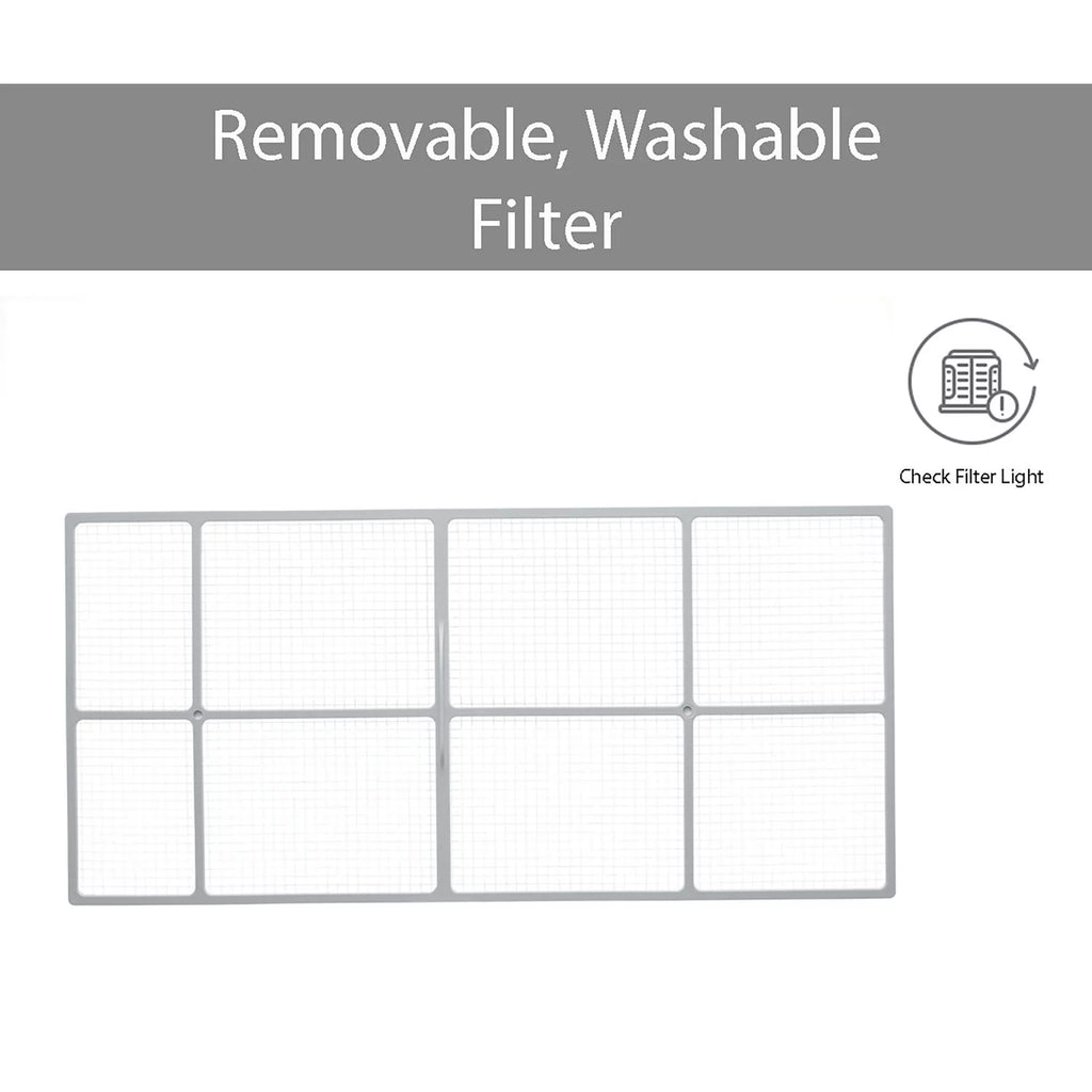 14,000 BTU Window Air Conditioner with Wi-Fi and Remote, White Y71685