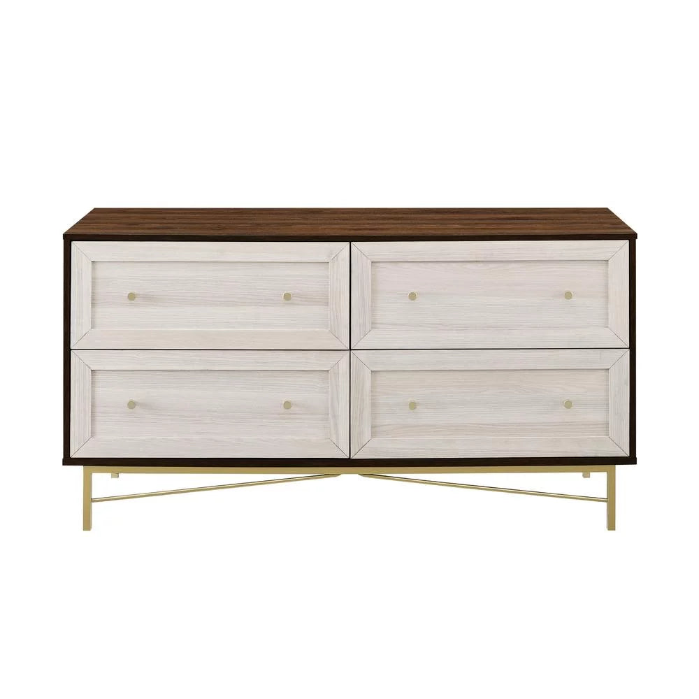 56" 4-Drawer Modern Bedroom Dresser C335