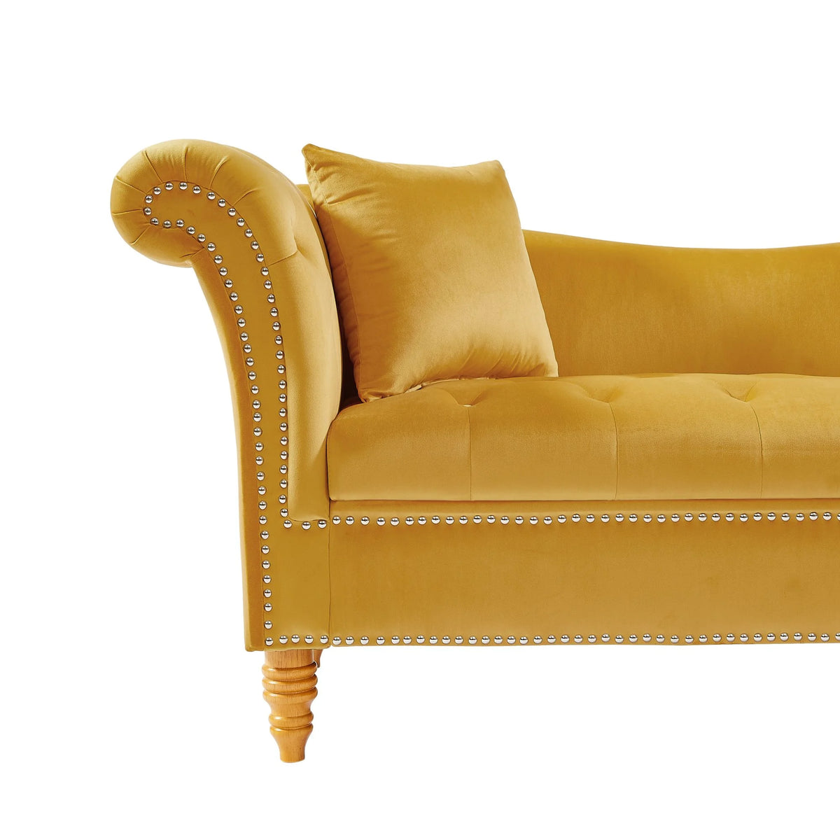 Velvet U Shape Backrest Sofa with Storage J6829