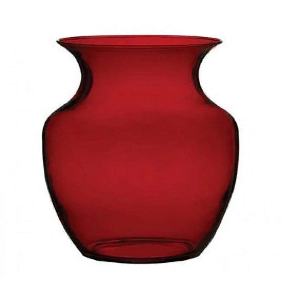 Ruby Red Glass Vase Set of 6 F9511