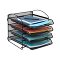 Black Metal Mesh Paper Tray F834716