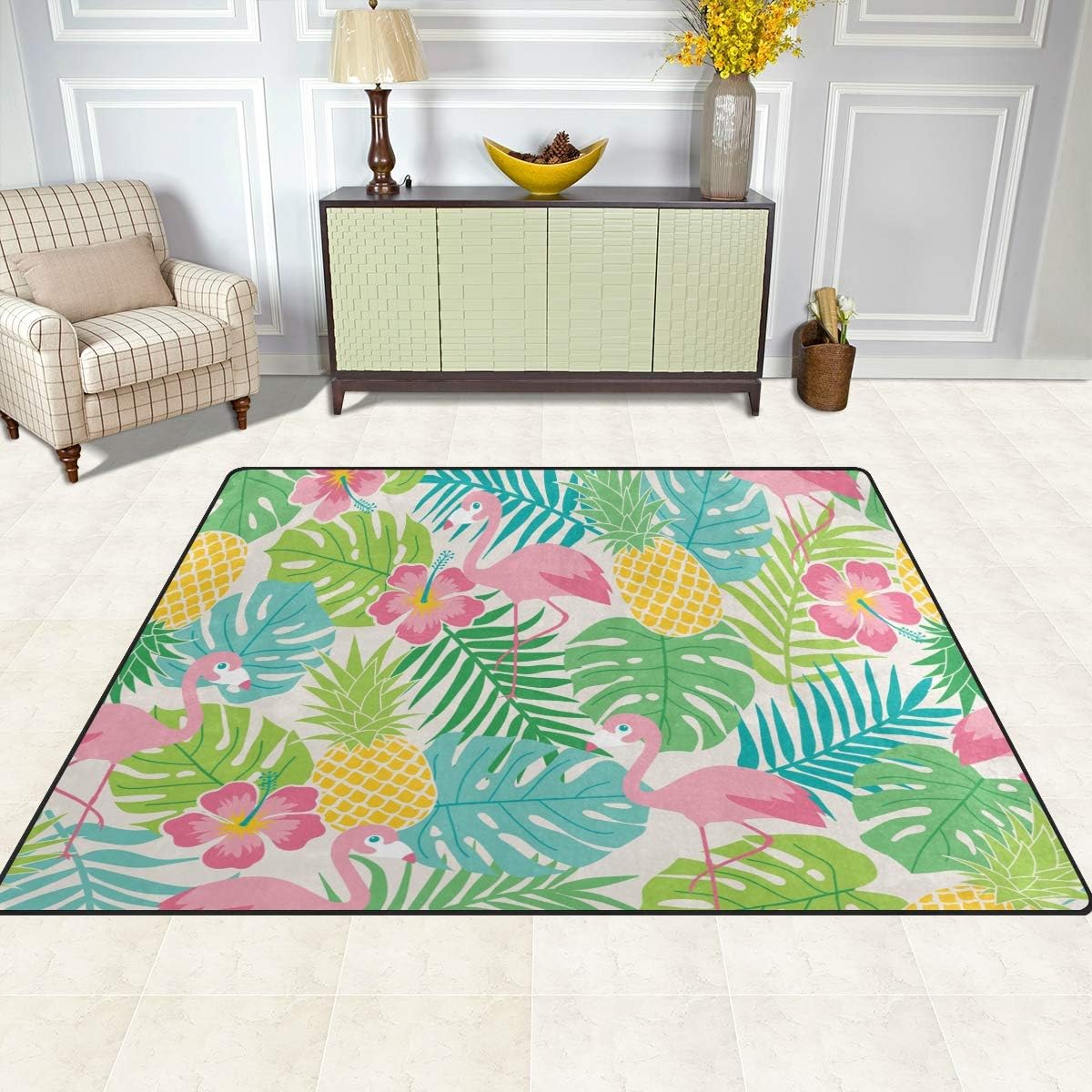 Lightweight Carpet Mats Area Rug 80"x 58" Y62154