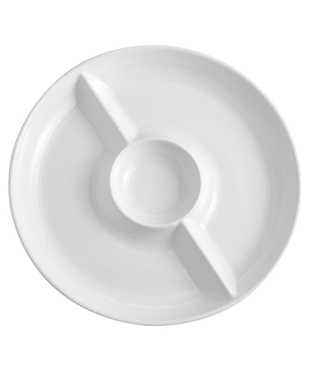 3 Section Chip & Dip Server - White K9690