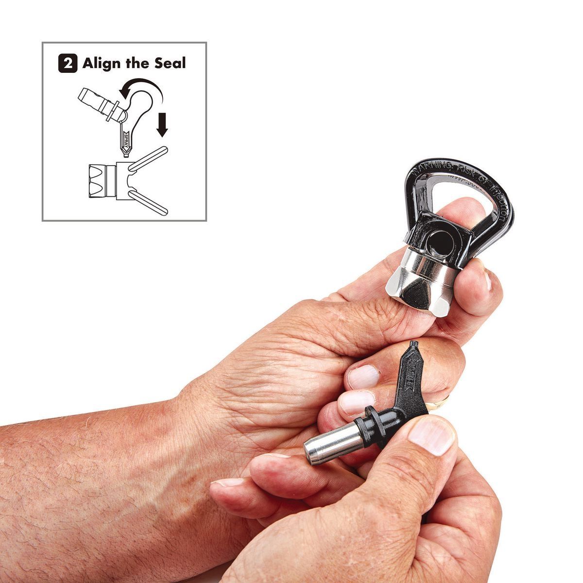 Reversible Airless Paint Spray Tip T480