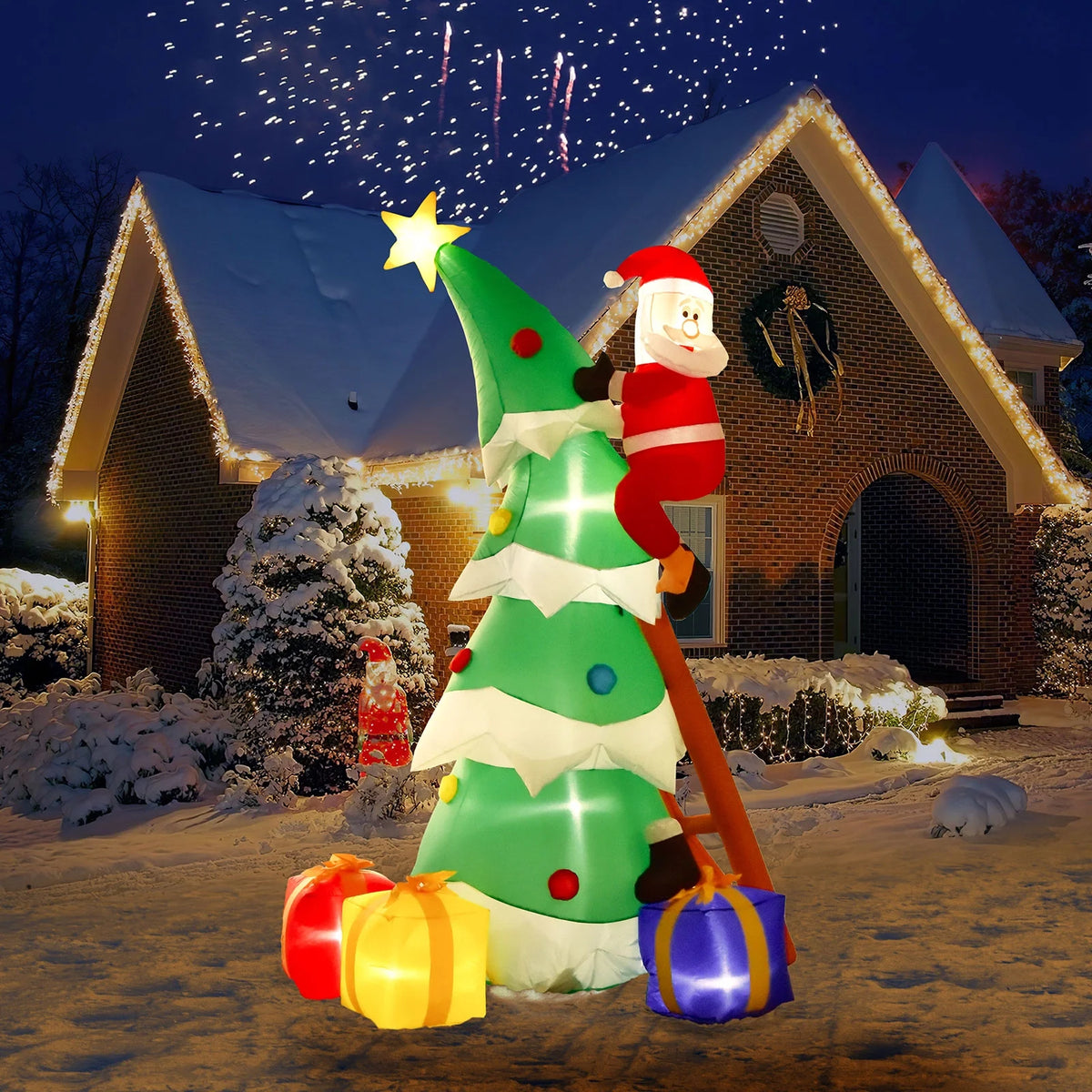 Giant Christmas Blow Up Yard Inflatable N7378