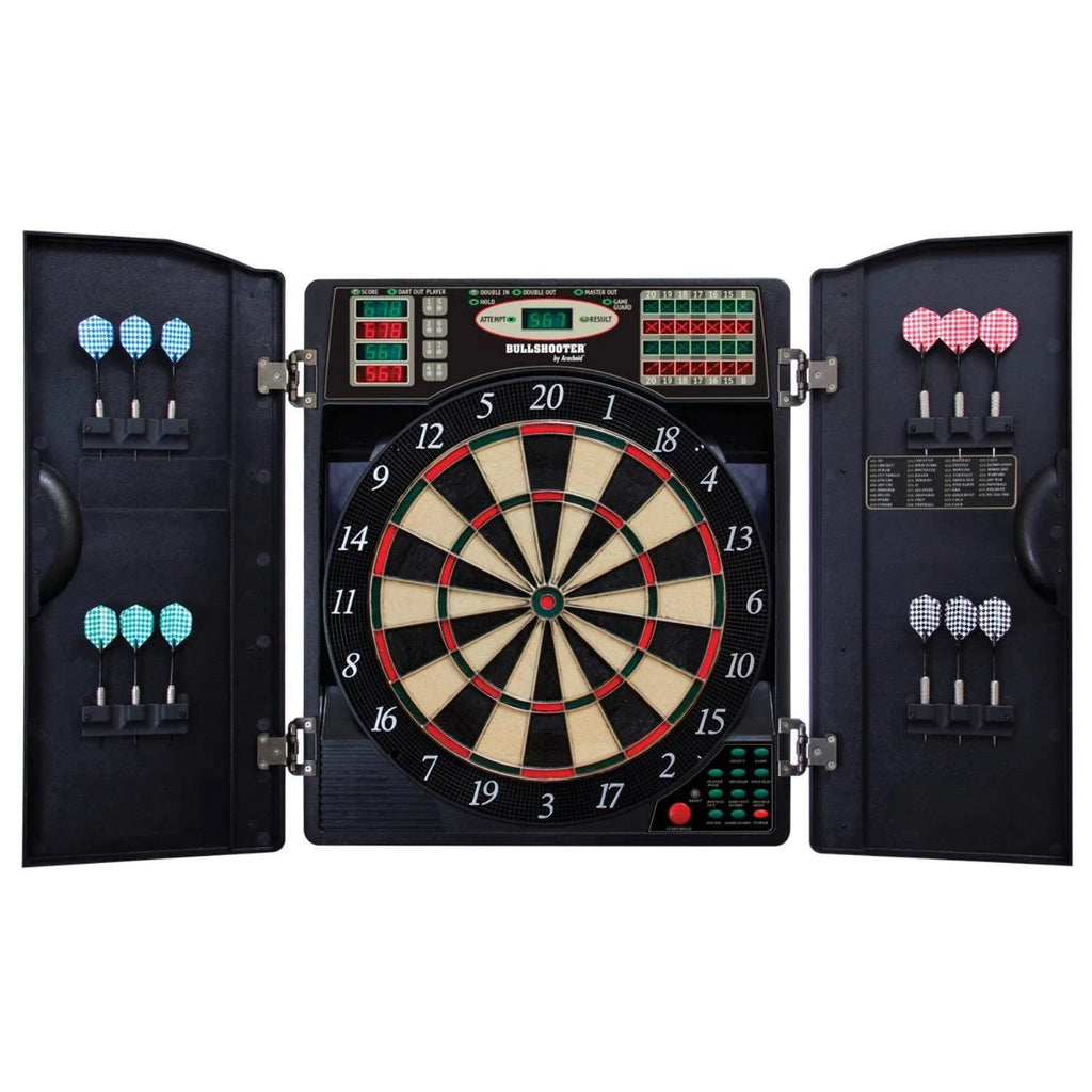 Electronic Dartboard Cabinet Set E9873