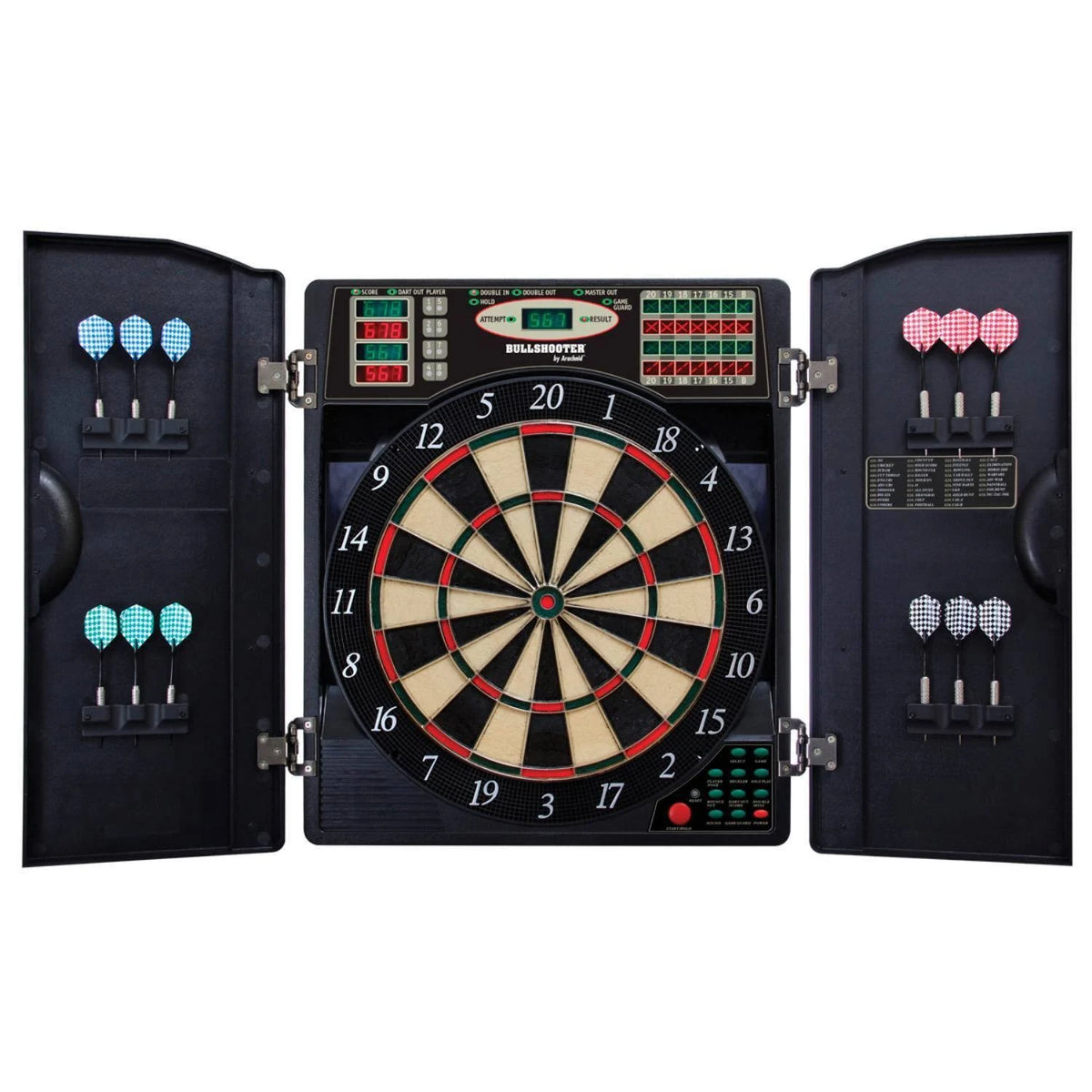 Electronic Dartboard Cabinet Set E9873