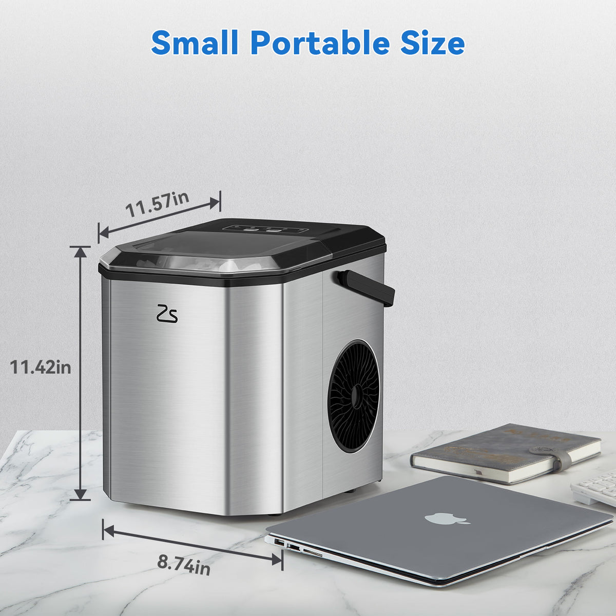 Countertop Nugget Ice Maker with Self-cleaning K1911