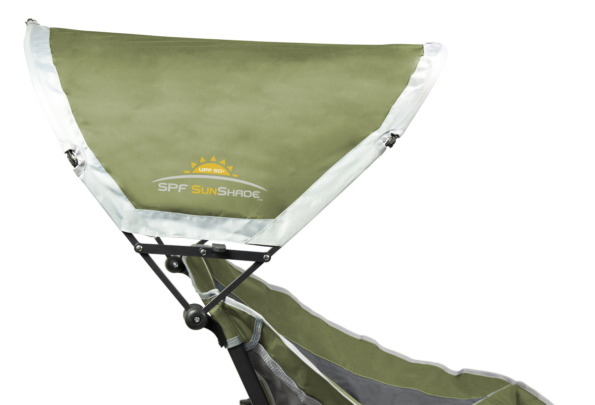Loden Green Outdoor Rocker with SunShade B36213