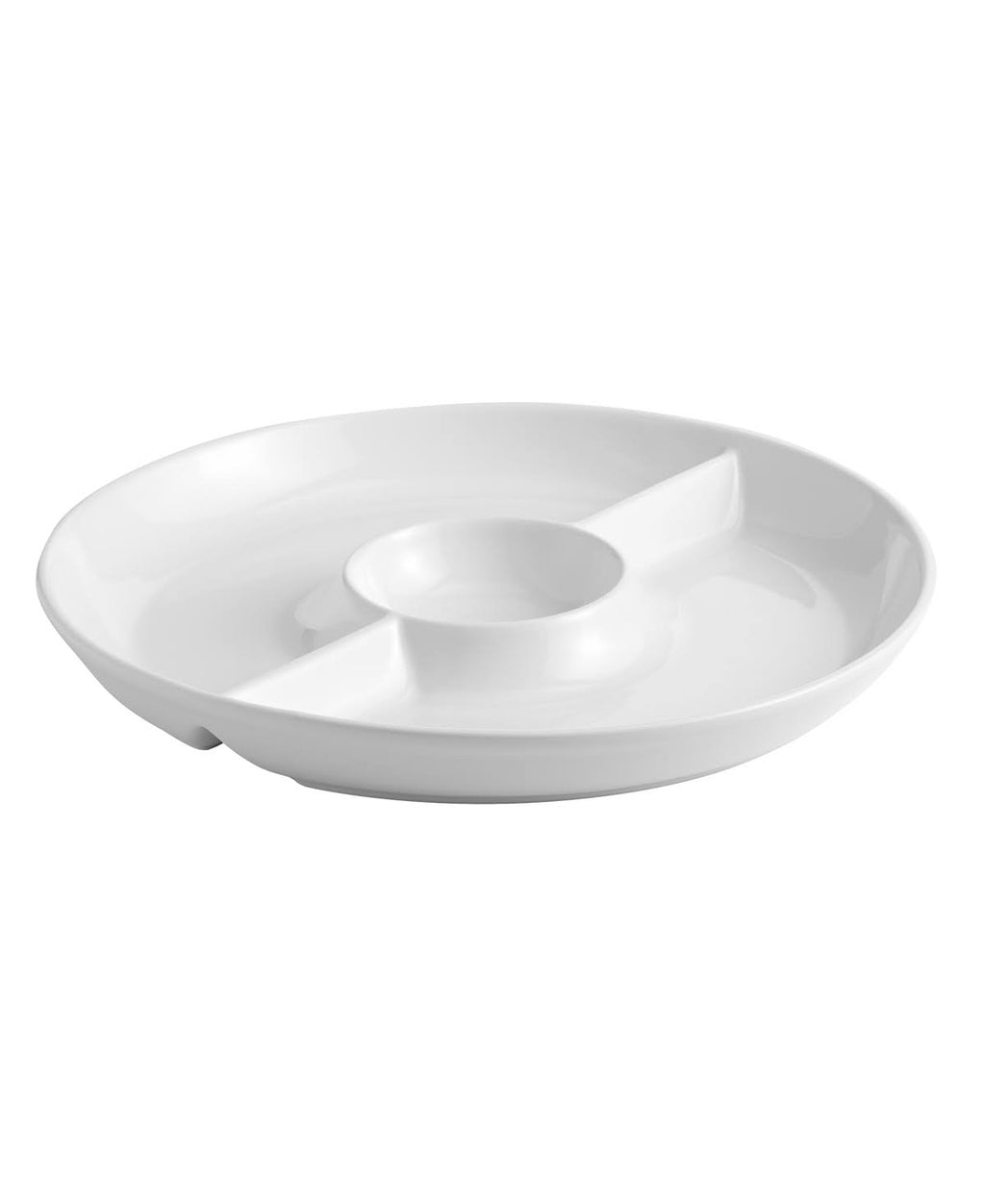 3 Section Chip & Dip Server - White K9690