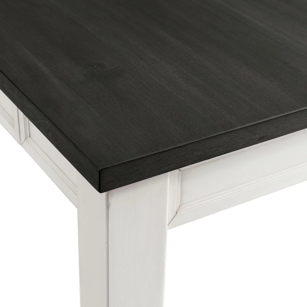 White Dining Table with Storage E6560