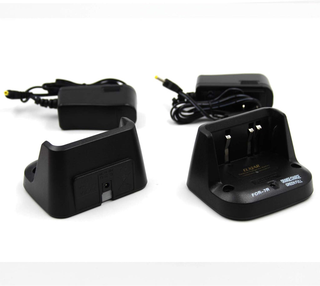 (2-Pack) Battery Charger Compatible with Yaesu Vertex VX-5R VX-6 VX-7R Standard Horizon HX460 HX471 U915