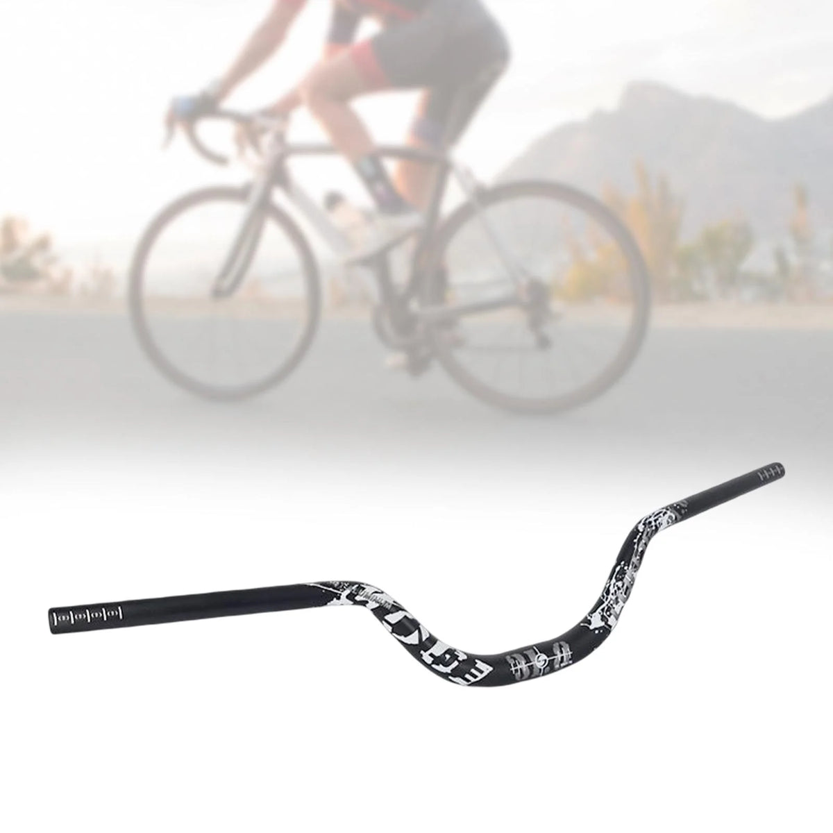 Black 720mm Riser Handlebar Q838323