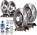 10pc Front and Rear Disc Rotor and Brake Pad Set J82789