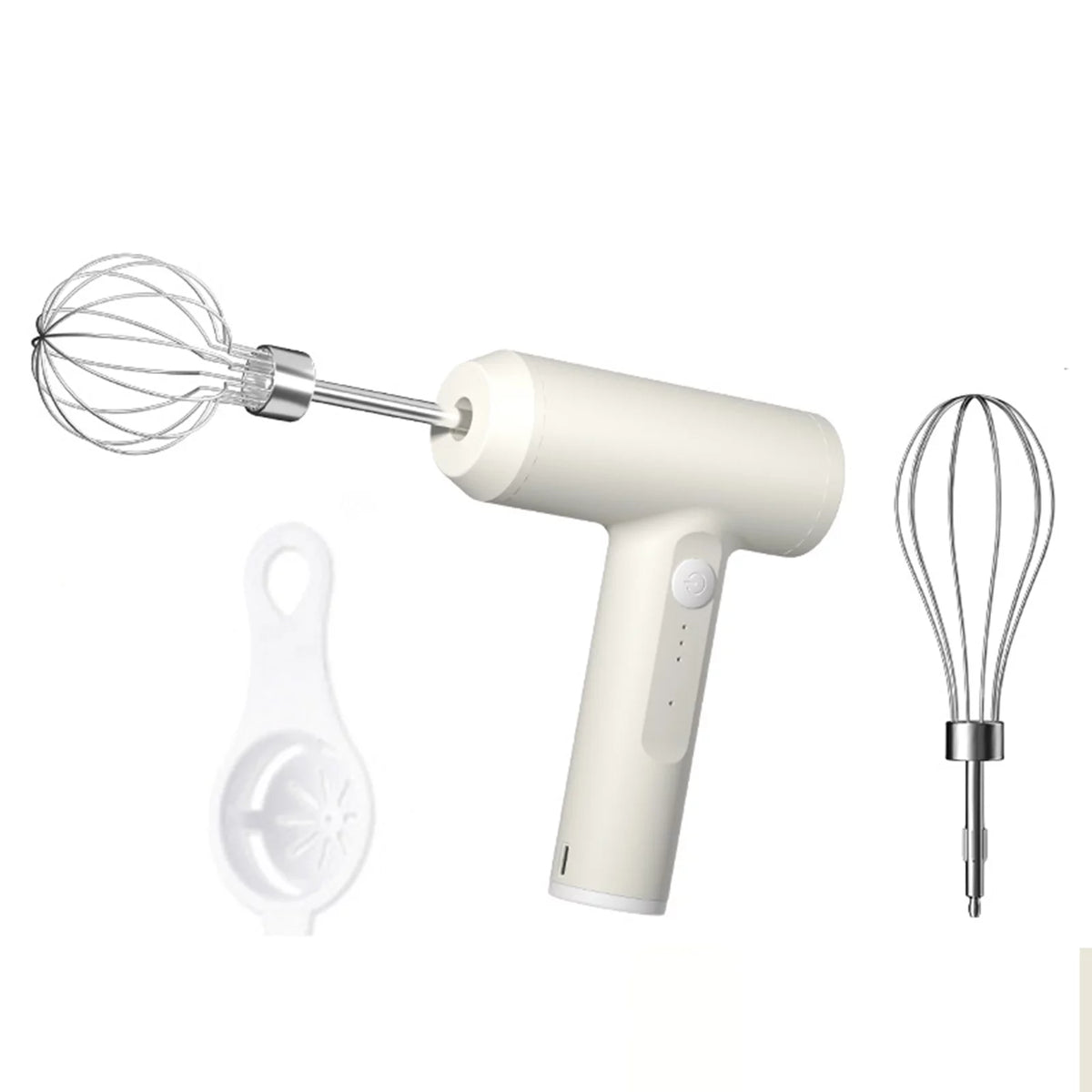Wireless Handheld Electric Egg Beater with 3 Speeds M7446
