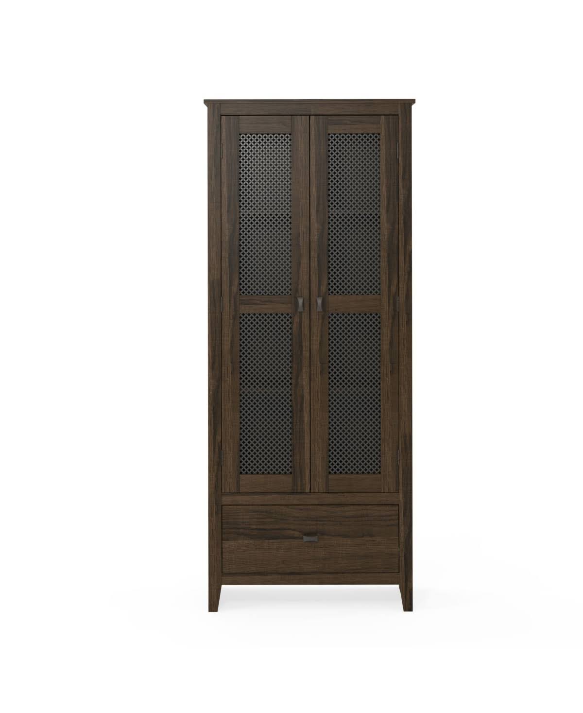 Brown Oak Storage Cabinet L4638