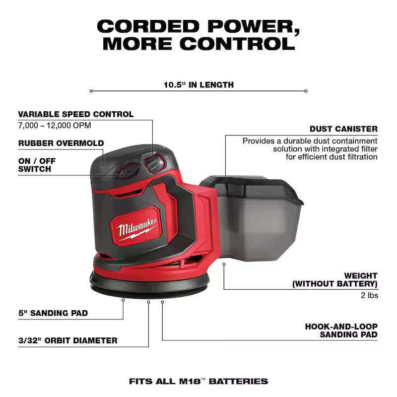 18V Cordless Circular Saw with Random Orbit Sander O7674