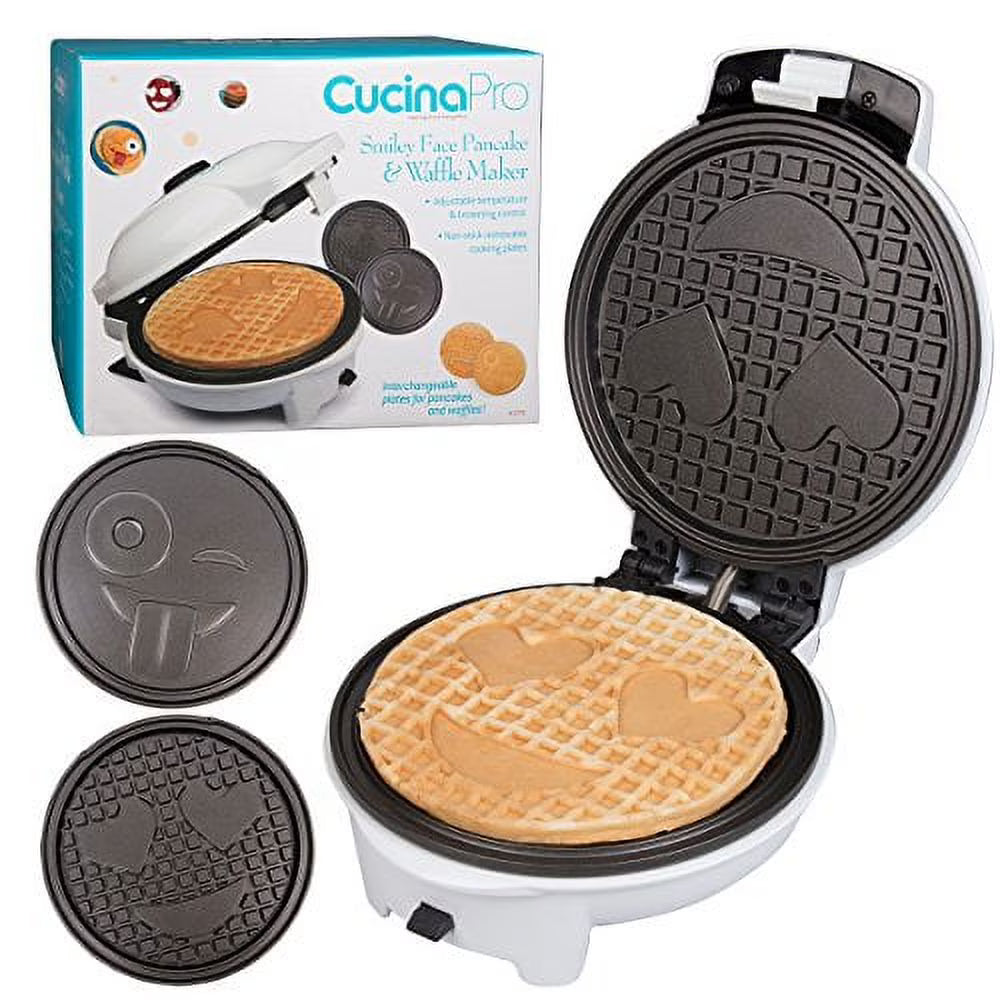 Non-stick Electric Waffler & Pancake Maker with Interchangeable Plates D49794