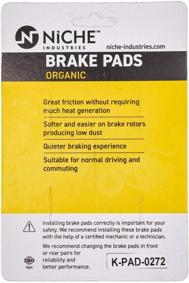 Organic Brake Pad Set Pack of 2 Z617