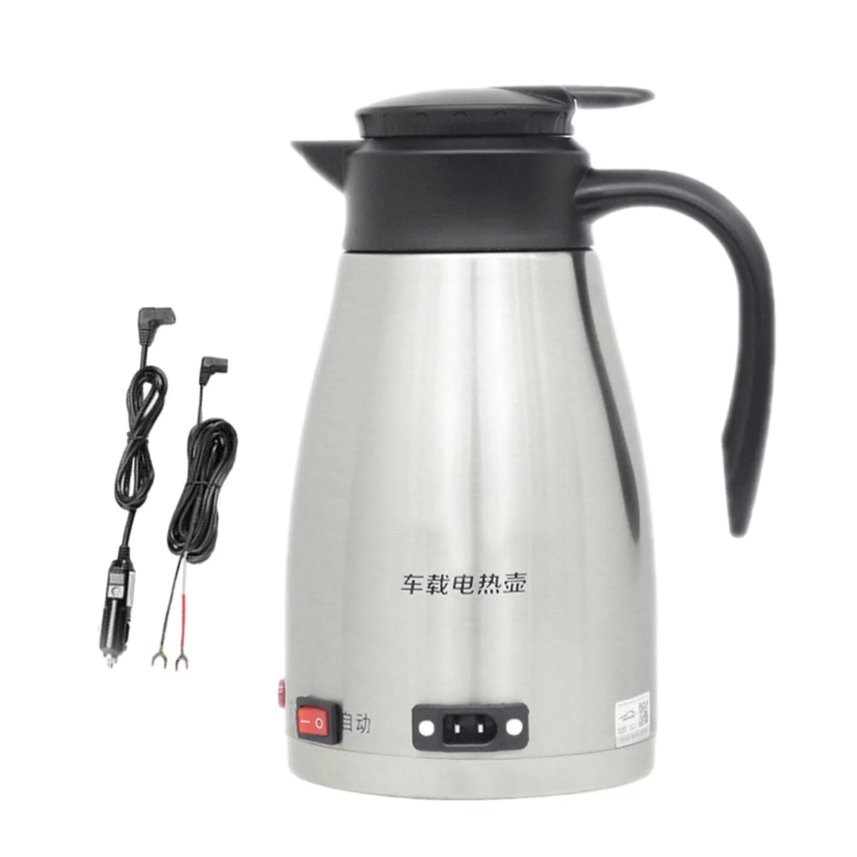 12V Stainless Steel Car Electric Kettle 1300ml H35855