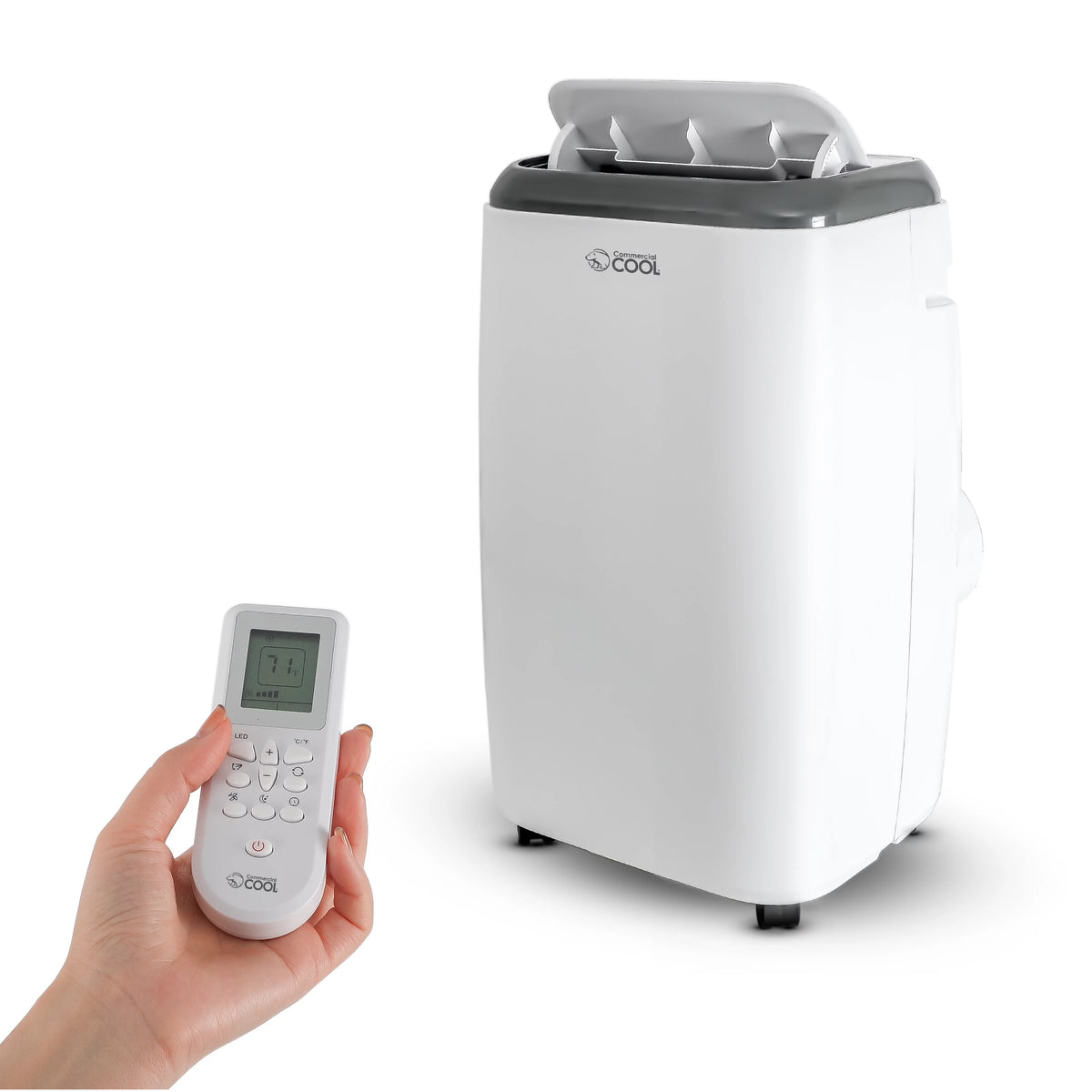 6,000 BTU Portable Air Conditioner with Remote Control, White T57328