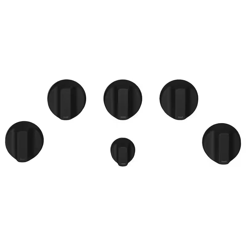Flat Black Gas Cooktop Knob Kit P77399