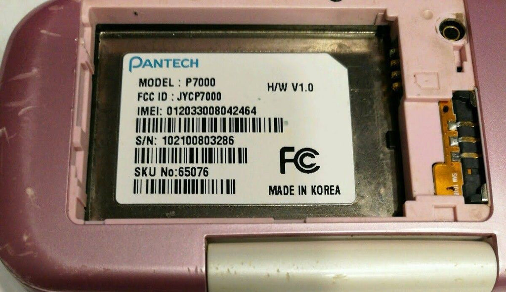 Pink Cellular Phone A569