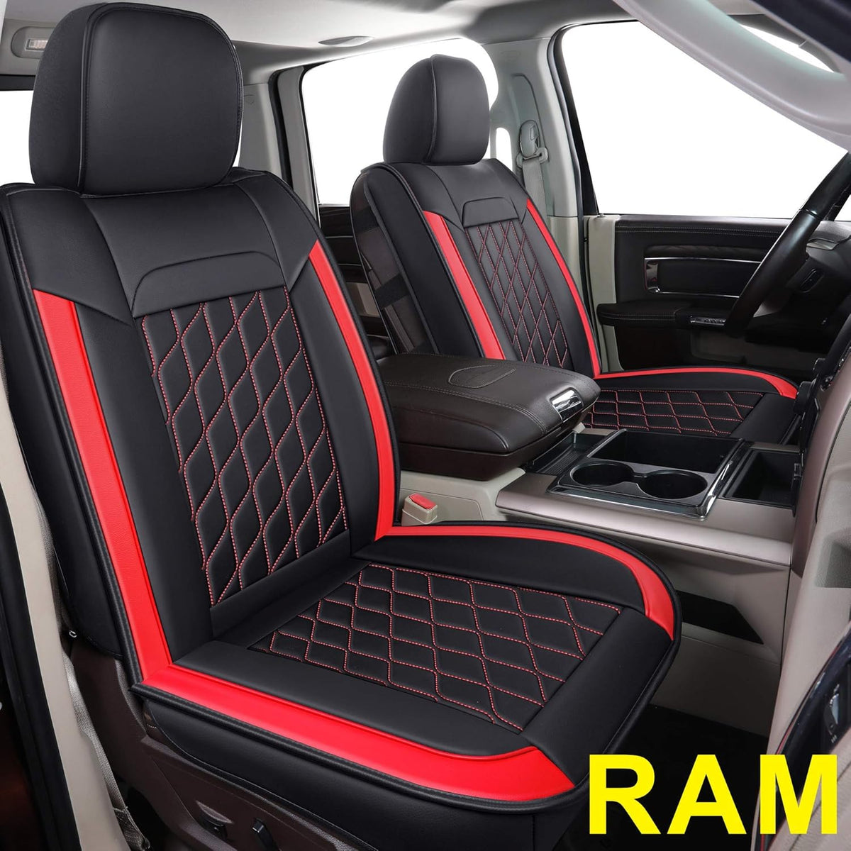 Ram Seat Covers Full Set with Faux Leather E631022