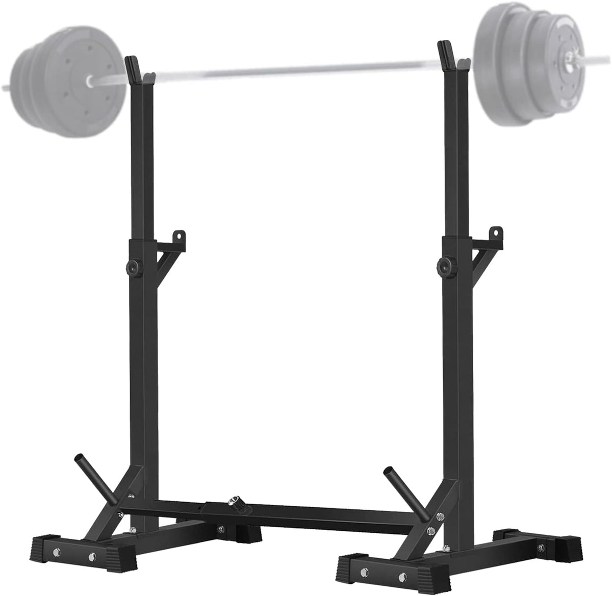 Adjustable Squat Rack Stand Barbell Rack Weight Lifting Gym Dumbbell Racks Home Gym Bench Press Rack 600Lbs H4253