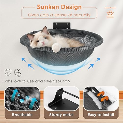 Wall Mounted Foldable Cat Hammock X97944