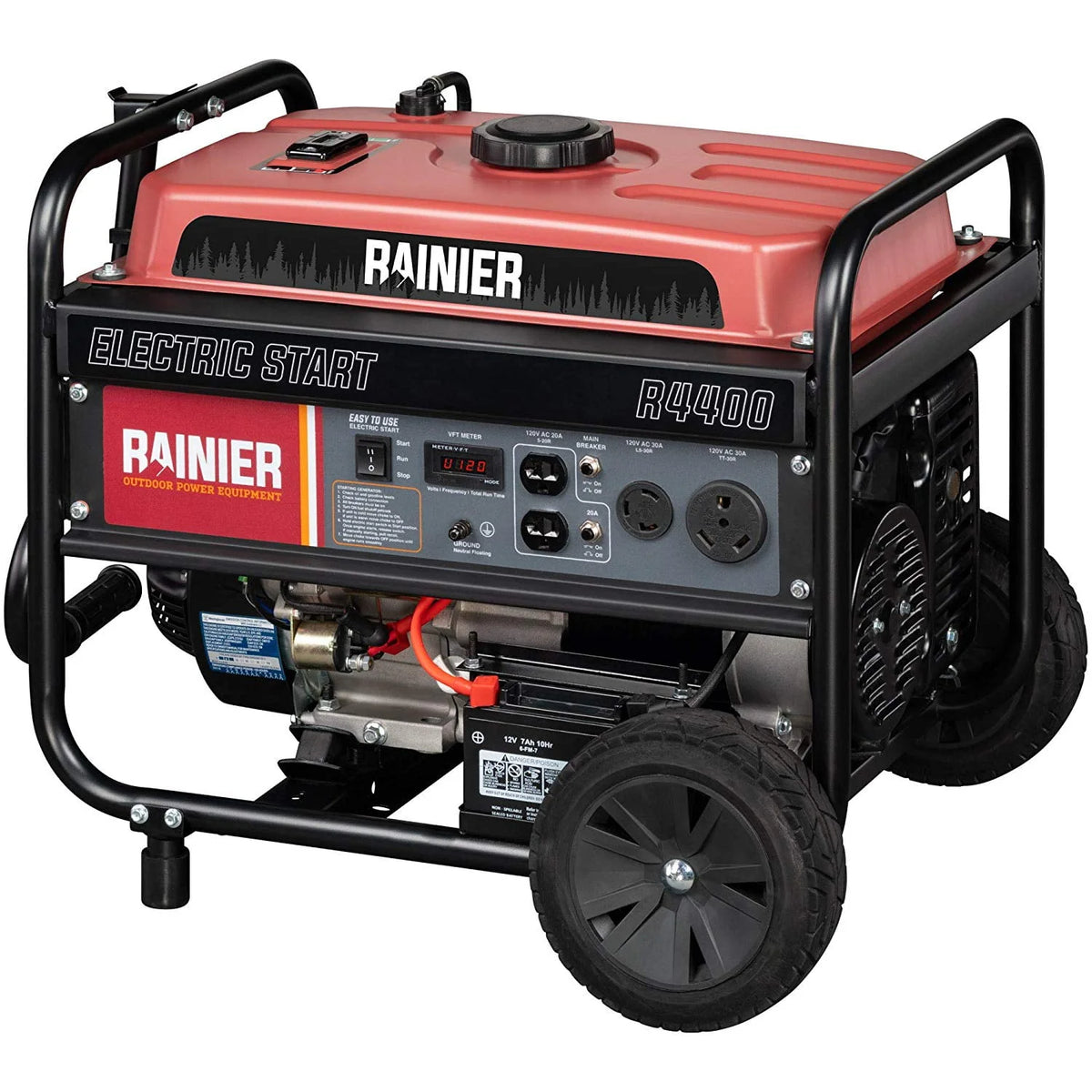 4400 Peak Watt Portable Gas Generator with Electric Start Z95176
