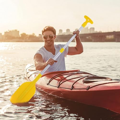 2Pcs Telescopic Kayak Paddle Plastic Aluminum Alloy J6646