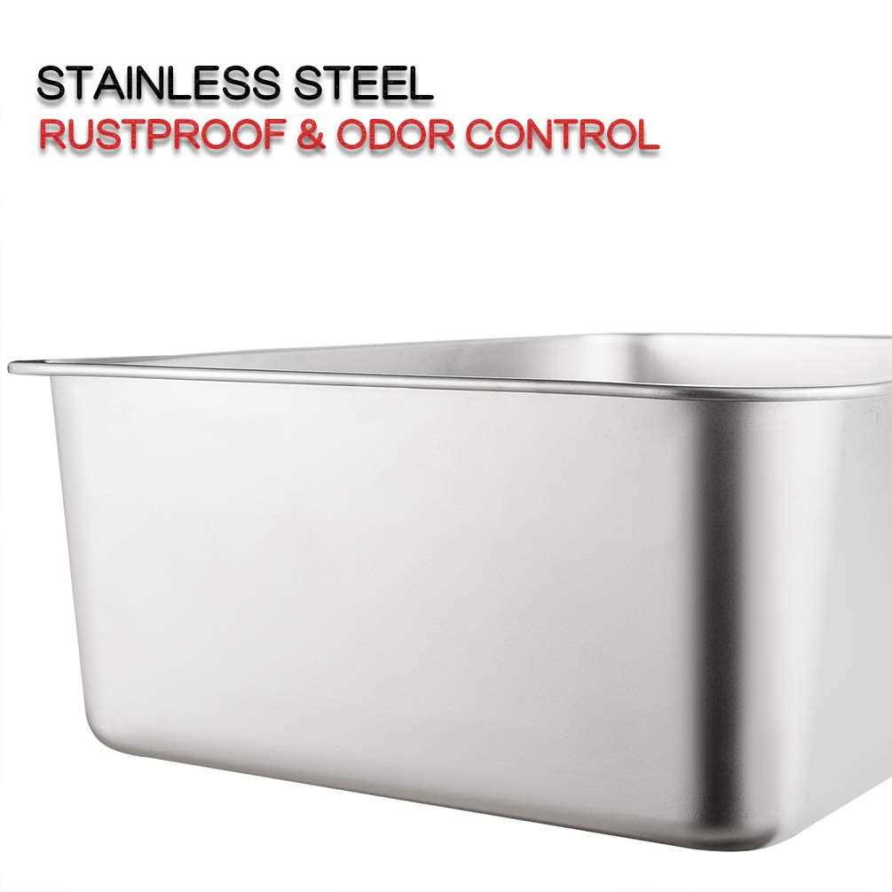Stainless Steel Cat and Rabbit Litter Box Z330821