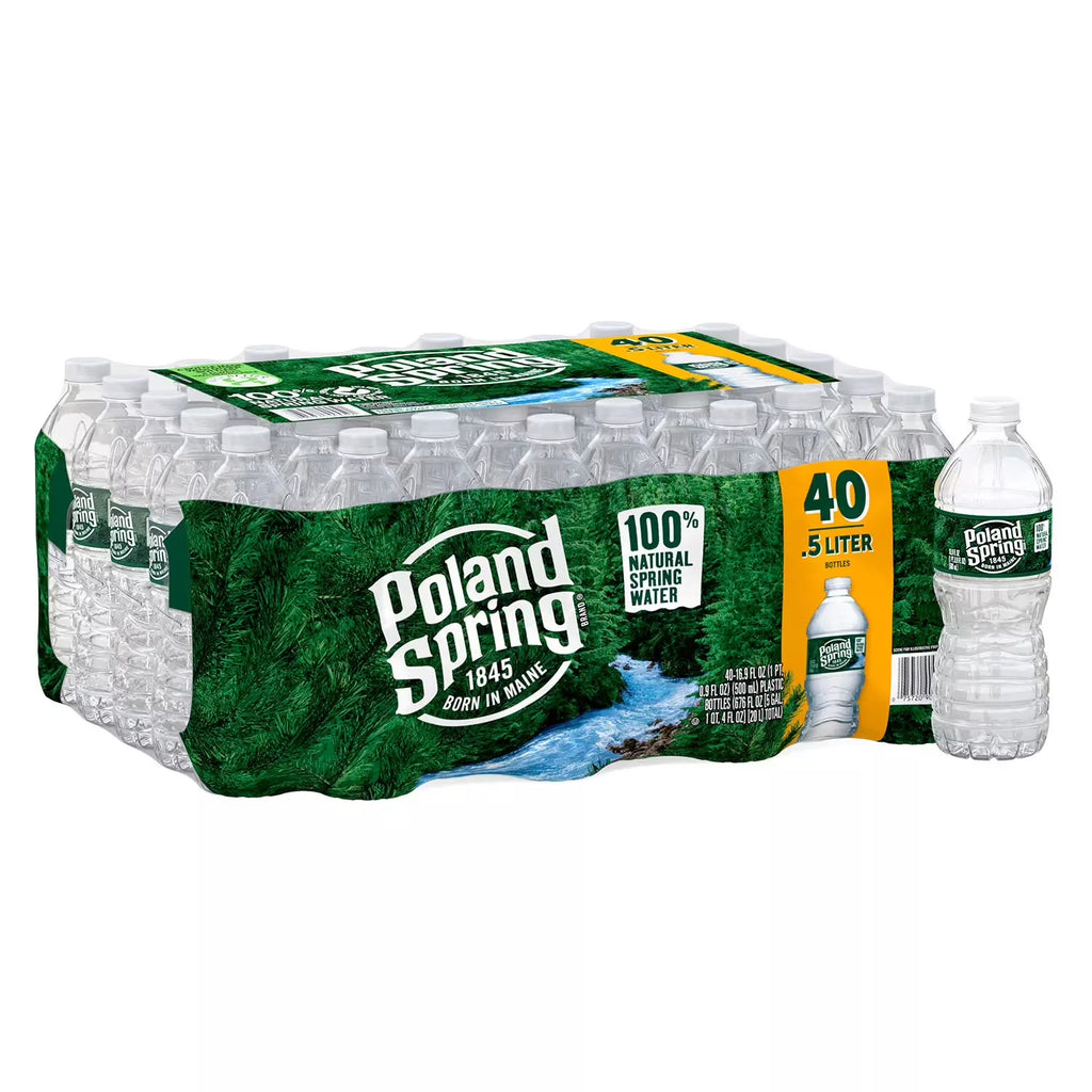 100% Natural Spring Water 16.9oz 40pk D682