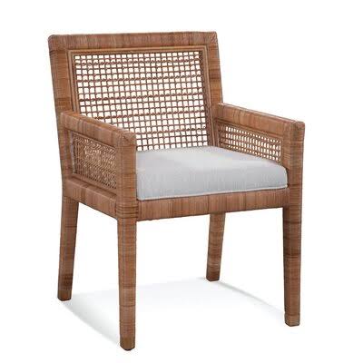 Beige Performance Fabric Dining Chair X565