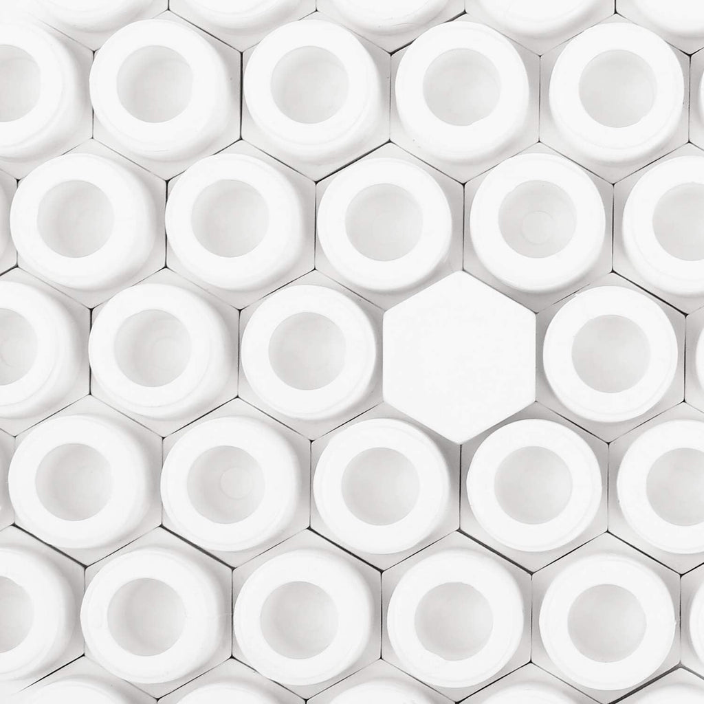 25 Pcs 1/2 Inch White Plastic Water Heater Drain Plug I614