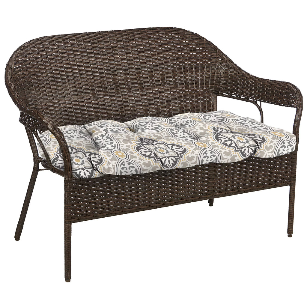 3-Piece Grey Tufted Outdoor Cushion Set F220885