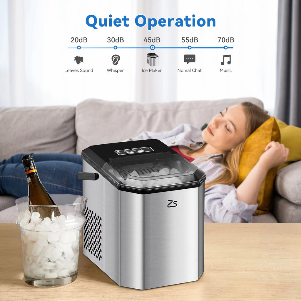 Countertop Nugget Ice Maker with Self-cleaning K1911