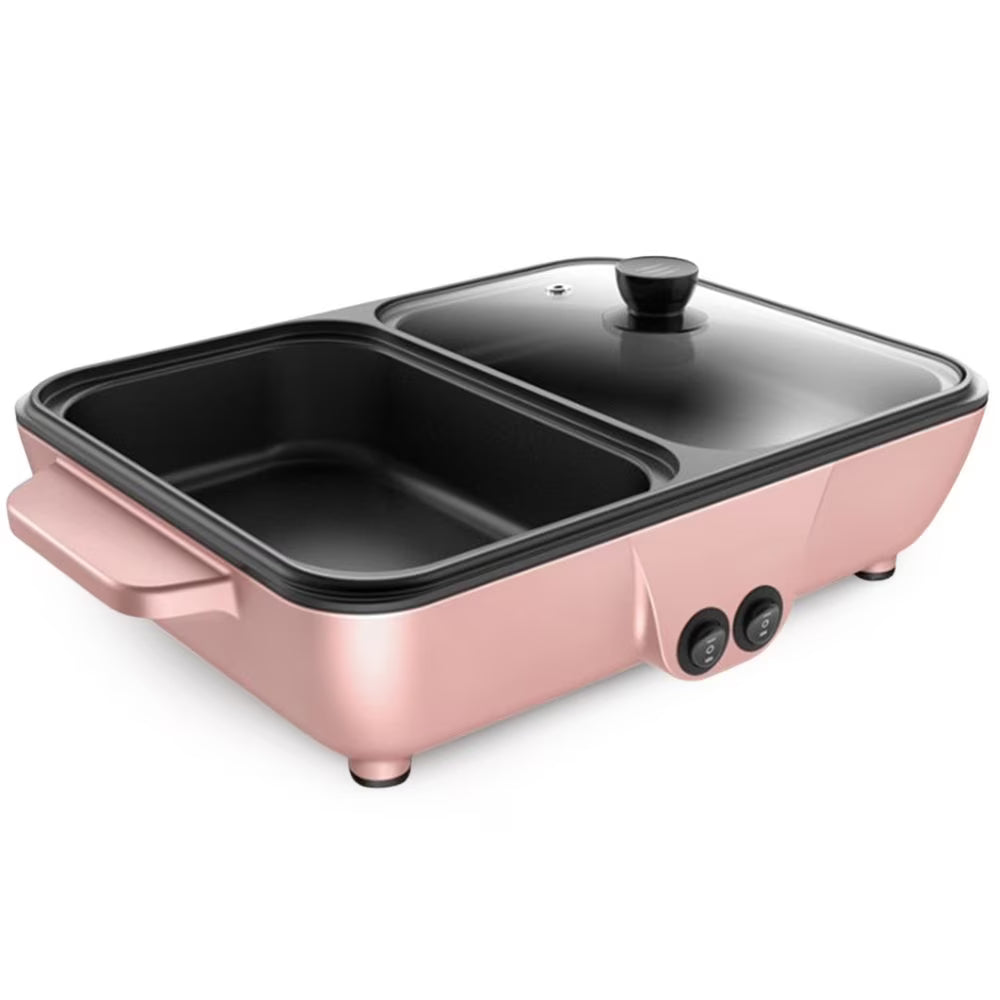 2L Electric Grill Pan Barbecue One Pot 1200W U45355