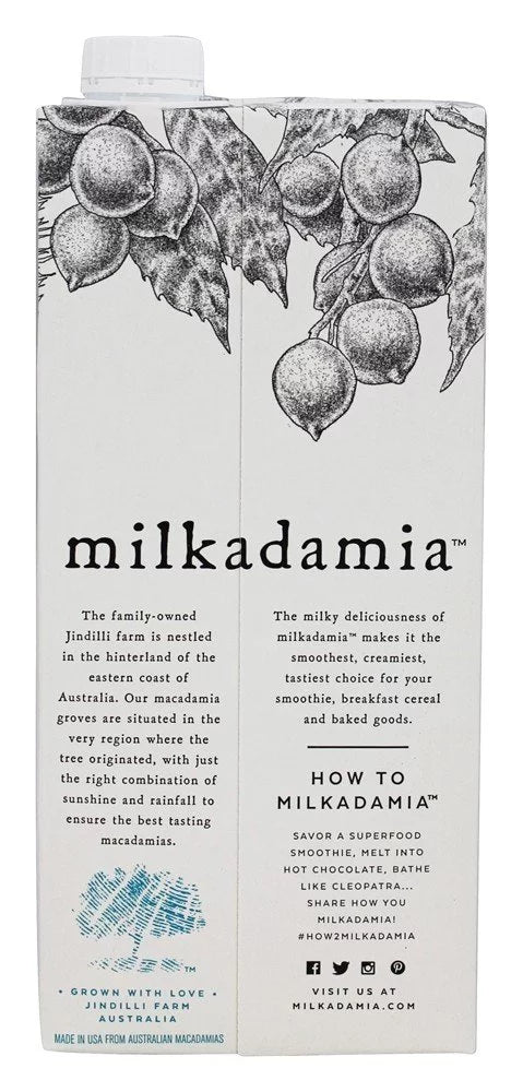 Unsweetened Macadamia Nut Milk Pack of 6 Q845358