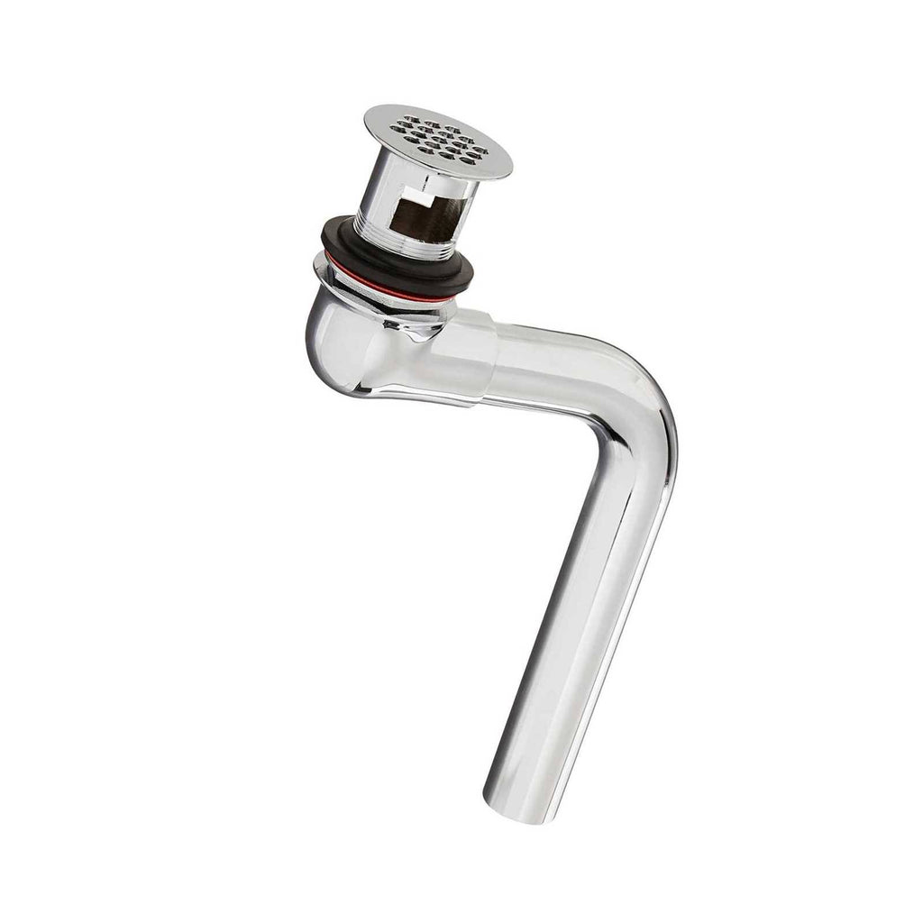 Chrome Offset Wheelchair Lavatory Grid Drain C46216