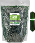 Size 00 Empty Vegan Capsules 5000 Count Forest Green B773