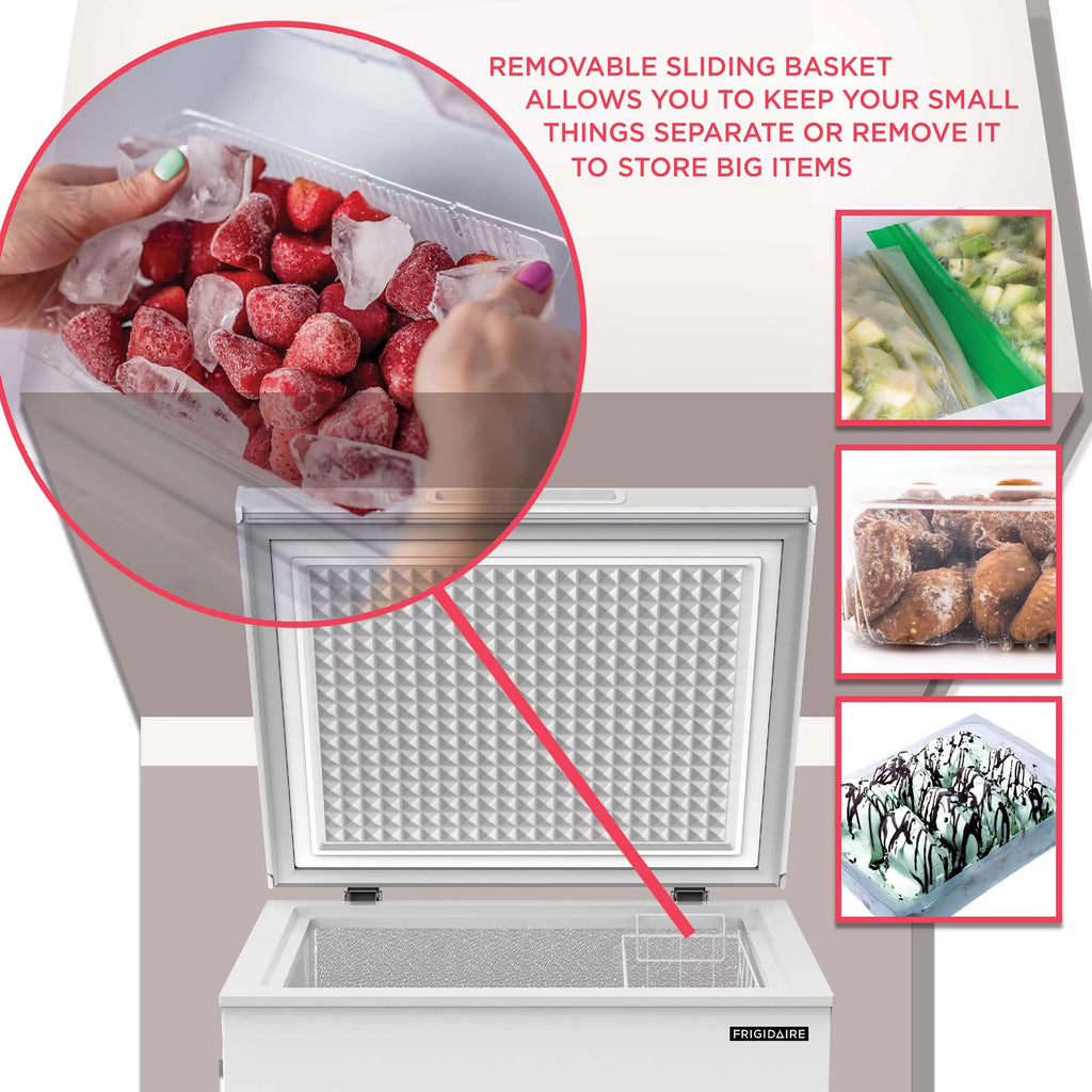 5.0 Cu. ft. White Chest Freezer W7066